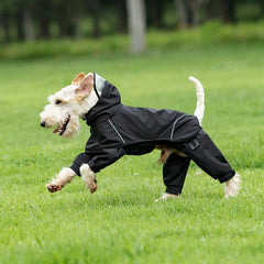 All-Weather Full-Coverage Dog Rain Suit
