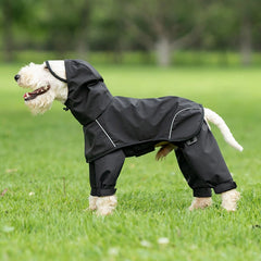 All-Weather Full-Coverage Dog Rain Suit