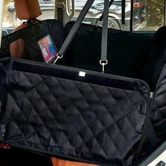 Detachable and Modular Hard Bottom Extender Car Seat Cover for Dogs