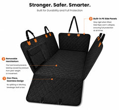 Reinforced Modular Hard Bottom Dog Car Seat Extender Cover