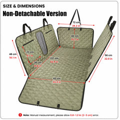 Modular Hard Bottom Extender Car Seat Cover