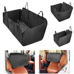 Detachable and Modular Hard Bottom Extender Car Seat Cover for Dogs