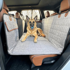 Reinforced Modular Hard Bottom Dog Car Seat Extender Cover