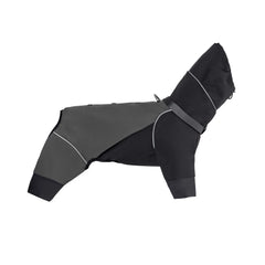 Back-Opening Full-Coverage Dog Rain Jacket
